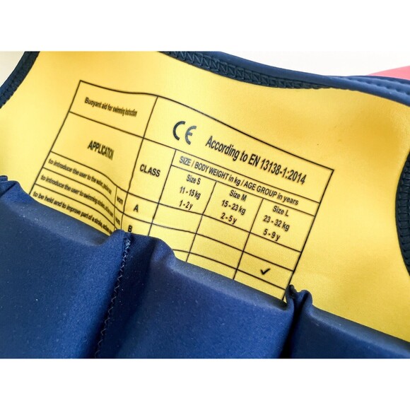 Limmys Premium Neoprene Swim Vest Jacket Life Preserver Girls Large 5-9 Years - Picture 5 of 8